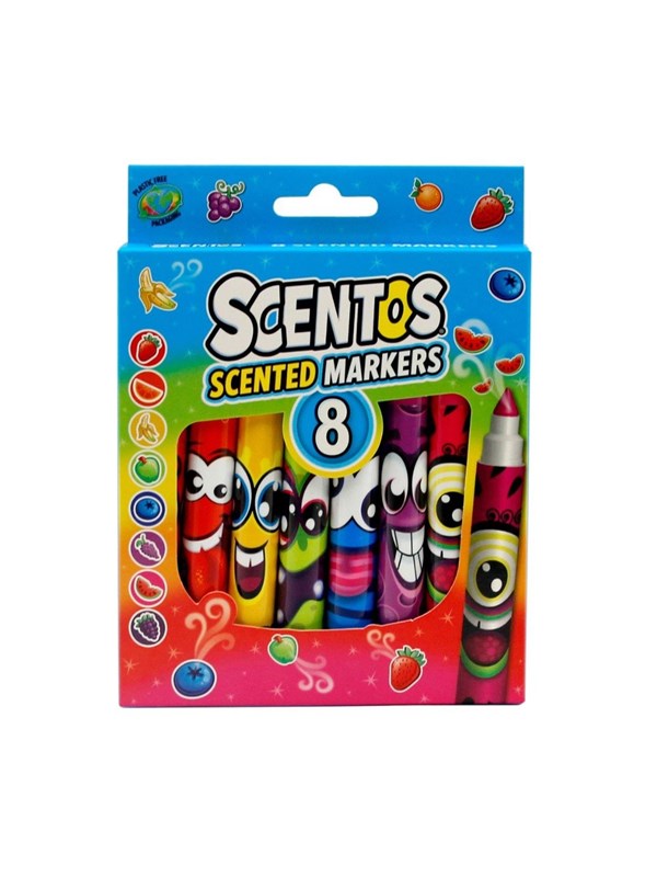Scentos Tuschpennor 8-pack i