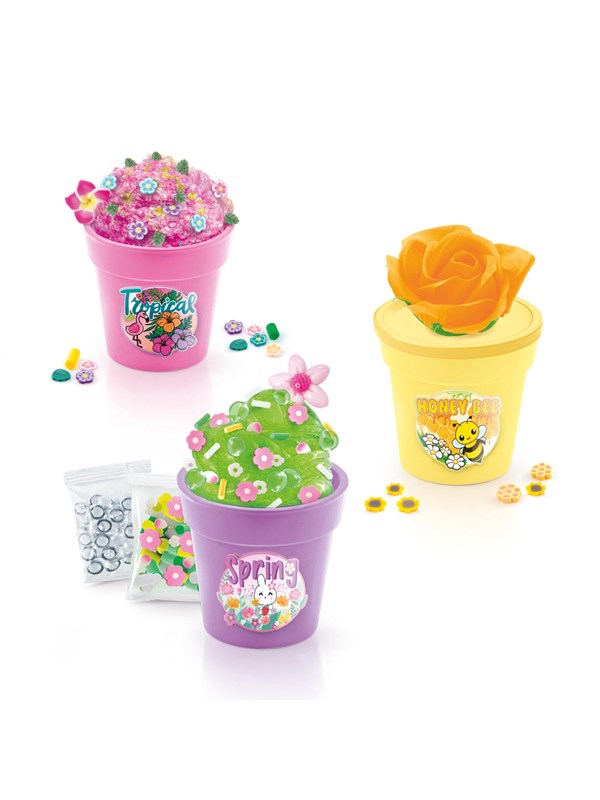 So Slime Slimeblomsterkruka 3-pack