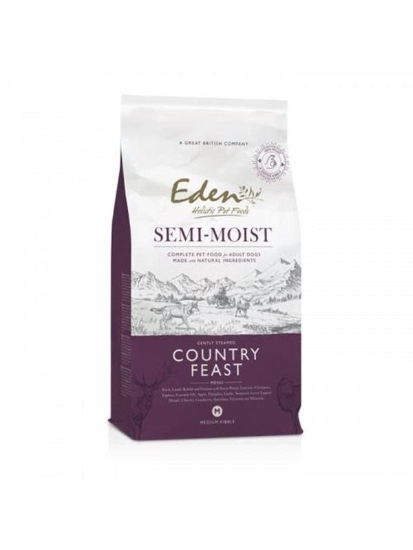 Eden - Country Feast Semi moist - Dry Dog Food - 10kg.