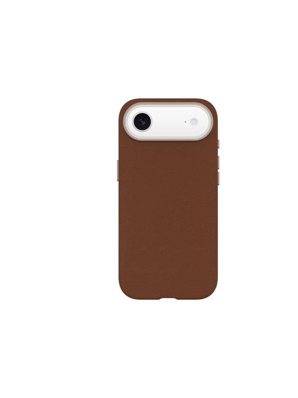 OtterBox Symmetry Cactus Leather Camera Control Apple iPhone Air Desert Saddle - brown