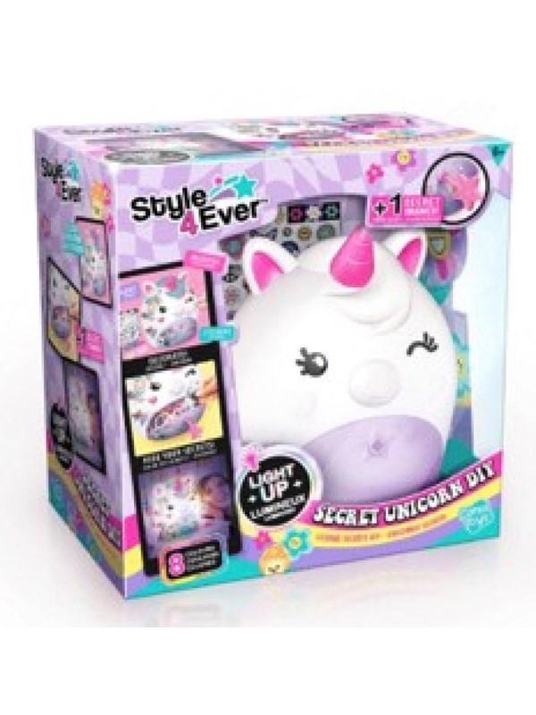 Style 4 Ever Hemlig Deko DIY Enhörningslampa - Köp för SEK 202 - Spara 21%
