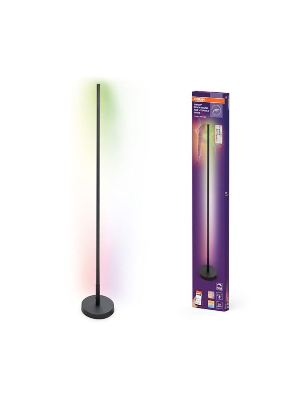 Osram SMART+ Floor Round 1170lm 24W RGB+827-865 1400mm black WiFi