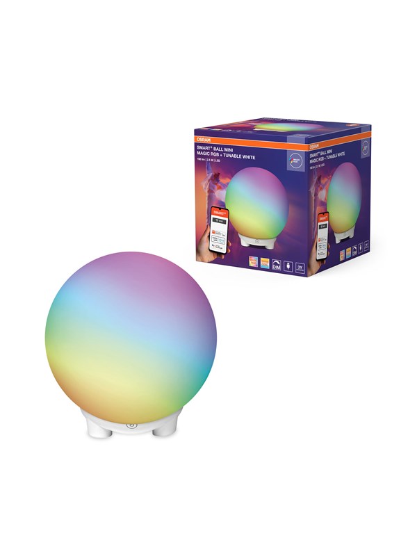 Osram  SMART+ Ball Light 160lm 2.5W RGB+822-865 Ø130 white WiFi