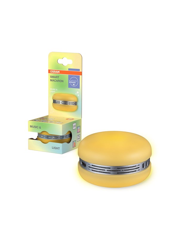 Osram SMART+ BT Speaker & Light Macaron RGB gul - SEK 151 - Spara 26%