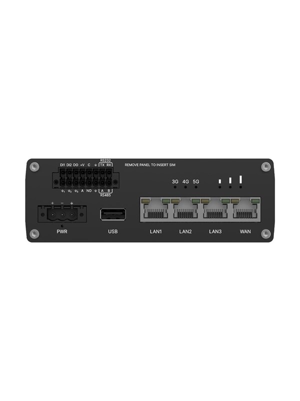 Teltonika RUTM55 - wireless router - WWAN - Wi-Fi 5 - 5G 3G 4G - DIN rail mountable wall-mountable flush-mountable - Wireless router 802.11a/b/g/n/Wi-Fi 5 Wave 2