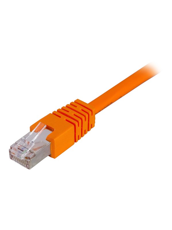 Deltaco LAN CAT 6 - F/UTP - Orange - 0.7m