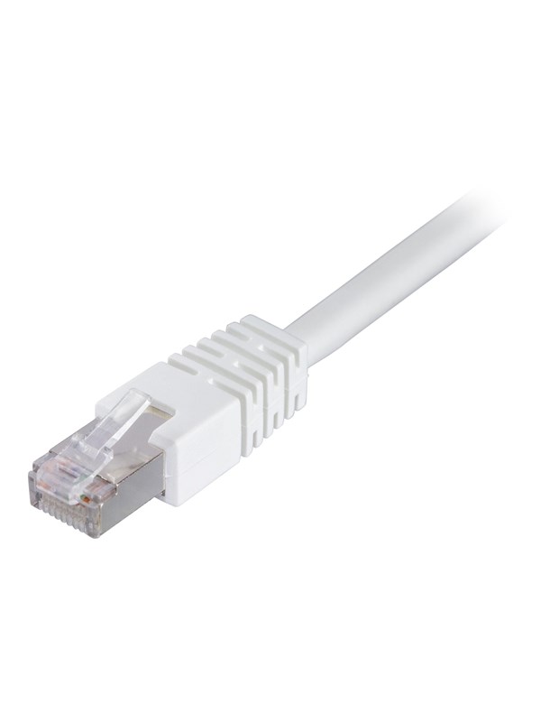 Deltaco LAN CAT 6 - F/UTP - Vit - 1m