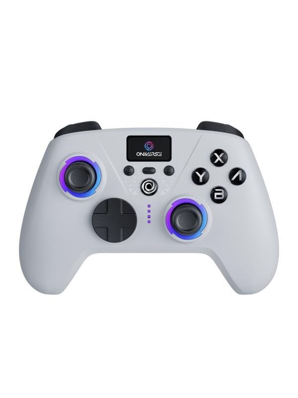 Oniverse NSW2 WIRELESS CONTROLLER SCREEN AURA - RADIANT WHITE - Wireless Controller - Nintendo Switch 2