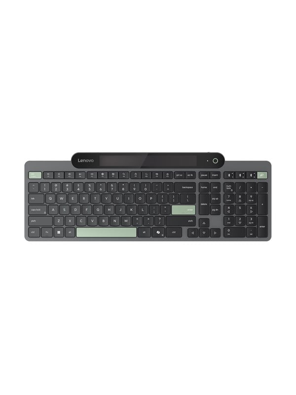 Lenovo Self-Charging Bluetooth Keyboard Nordic - Tangentbord - Nordisk - Svart