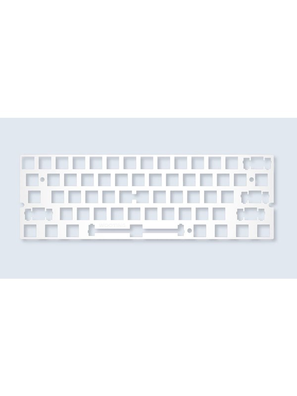 Wooting 60HE PC Switch Plate - Uppgradera tillbehör - ANSI - Vit