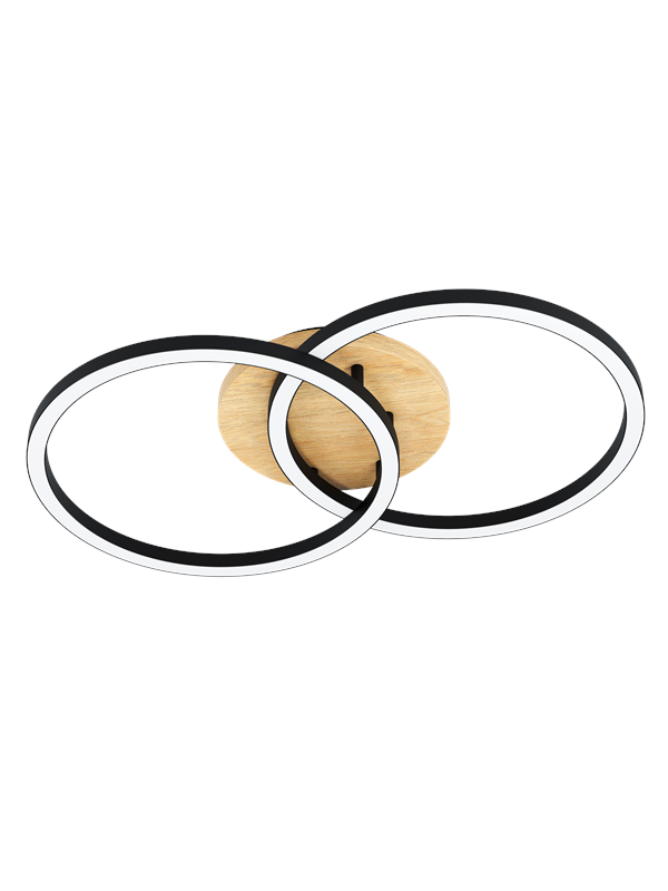 EGLO LOMALTAS-Z TAKLAMPA L580 4400LM 2700-6500K SVART/EG FSC