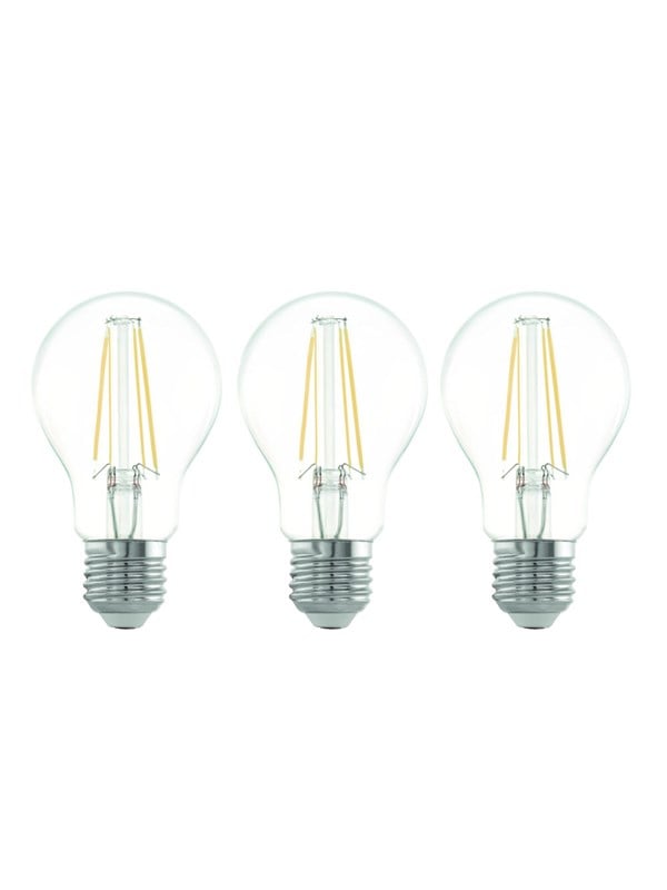 EGLO LED-glödlampa A60 7W 806LM 2700K 3 ST KLAR E27