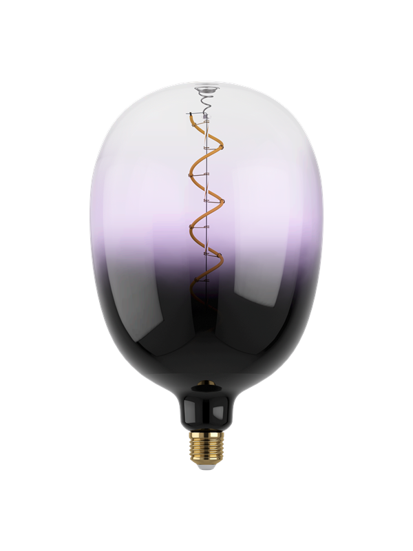 EGLO LED-glödlampa T180 DECO SPIRAL 4W 85LM 1800K DIM. LILA E27