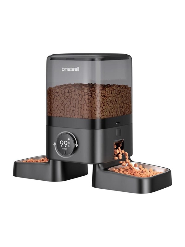 Oneisall Double 5L PF10 Intelligent Food Dispenser