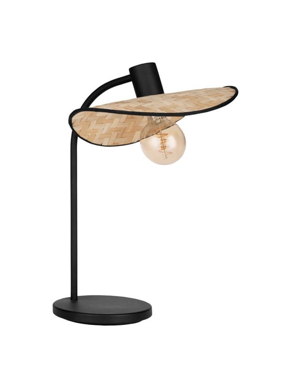 Produktfoto för EGLO MARYWELL TABLE H465 E27 BLACK/BAMBOO