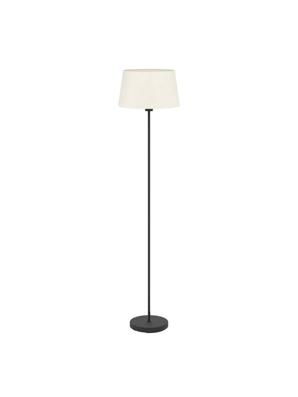 EGLO FEBRES FLOOR E27 SVART/VIT