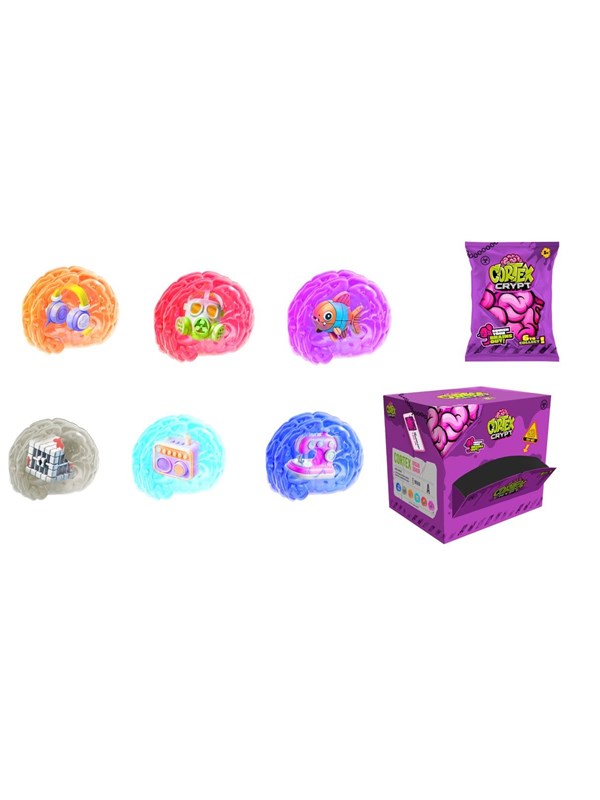 Cortex Crypt Squishy Brains 10cm - assorted