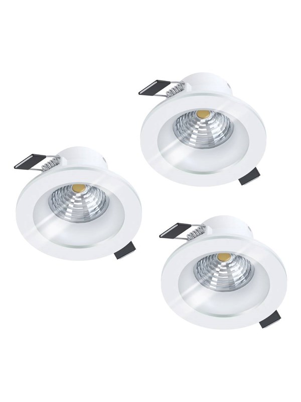 EGLO SALABATE INBYGGD. SET Ø88 3X450LM 4000K DÄMPARE. IP44 VIT