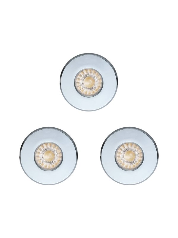 EGLO IGOA INBYGGT. SET IP44/IP20 3X3.3W Ø85 KROM