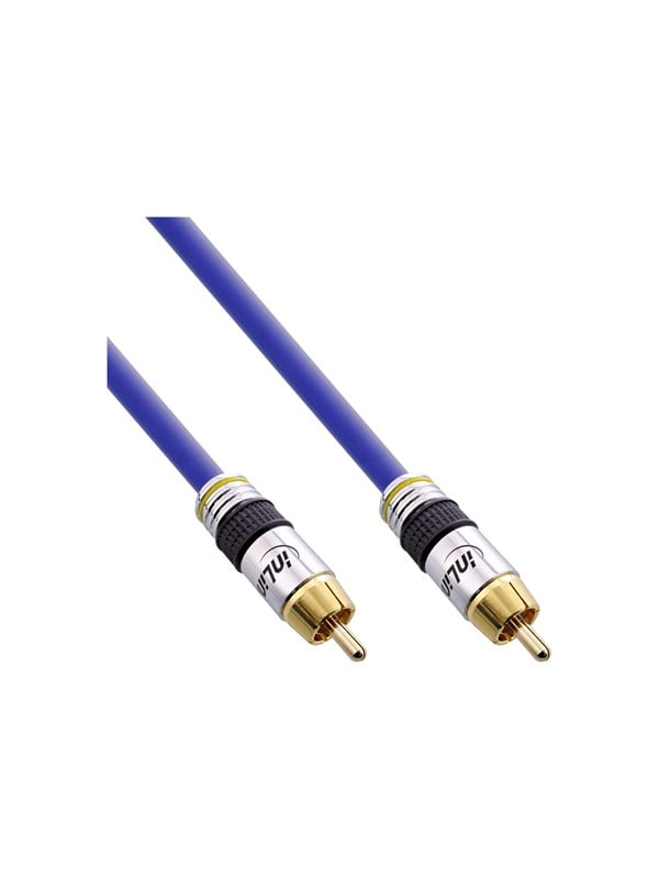 InLine 4043718018307, RCA, Hanstik, RCA, Hanstik, 20 m, Blå