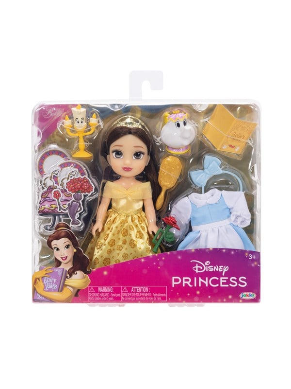 Produktfoto för Disney Princess Belle Docka med tillbehör 15cm