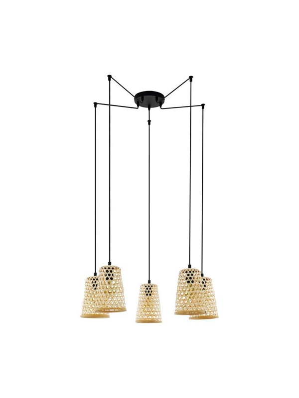 EGLO CLAVERDON KLUSTER 6XE27 BAMBU