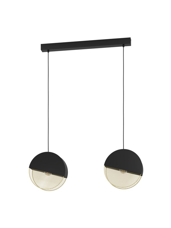 EGLO MUMBLES HÄNGE 2XE27 L860 SVART/GULD