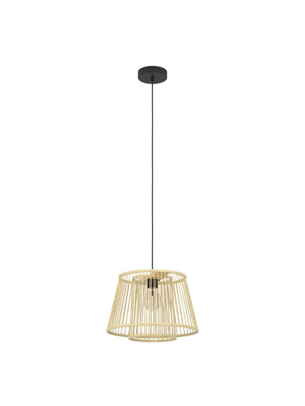 EGLO HYKEHAM PENDANT E27 Ø380 NATUR