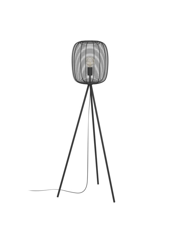 EGLO RINROE FLOOR E27 SVART