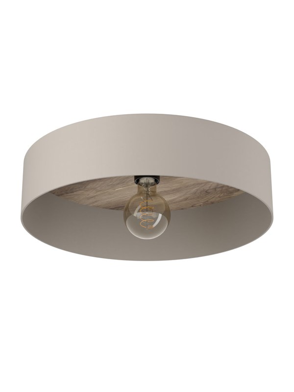 EGLO DUAIA TAK Ø420 TAUPE/NATURLIG OPTIK/BM