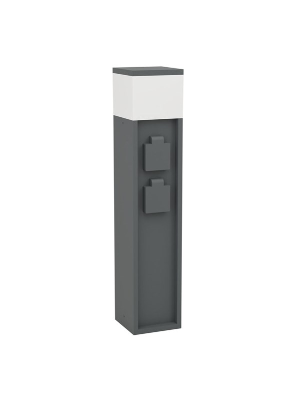 EGLO PARK 5 UTOMHUSSÄNG E27 M/2 SCHUKOSTIK IP54 SVART - SEK 609 - Spara 33%