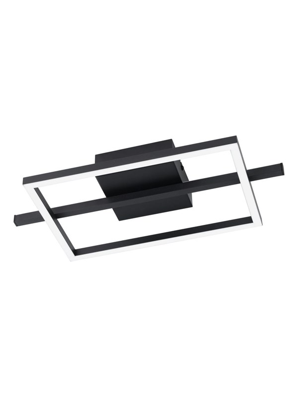 EGLO AMANDOLO TAKLAMPA 4-KANT CCT SVART