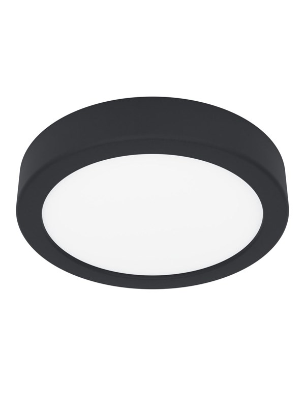 EGLO FUEVA 6 PLAFOND Ø165 CCT 7.5W 1000LM SVART