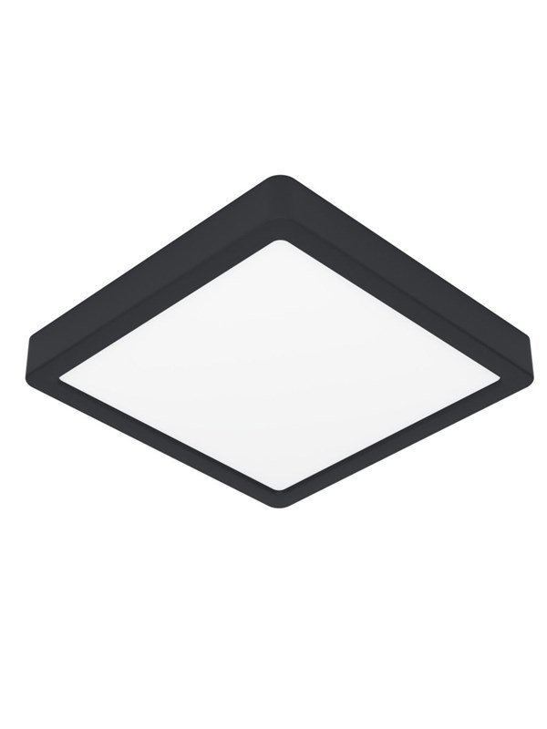 EGLO FUEVA 6 PLAFOND 220X220 CCT 10.5W 1700LM SVART