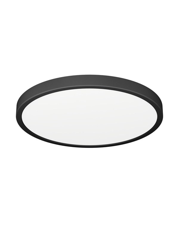 EGLO FUEVA 6 PLAFOND Ø280 CCT 14.2W 2000LM IP44 SVART