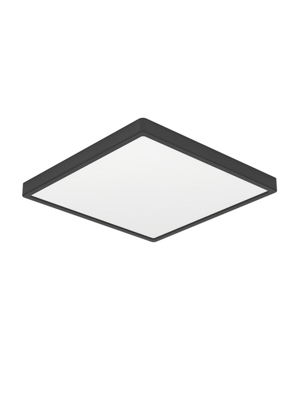EGLO FUEVA 6 PLAFOND 150X150 CCT 7W 1100LM IP44 SVART