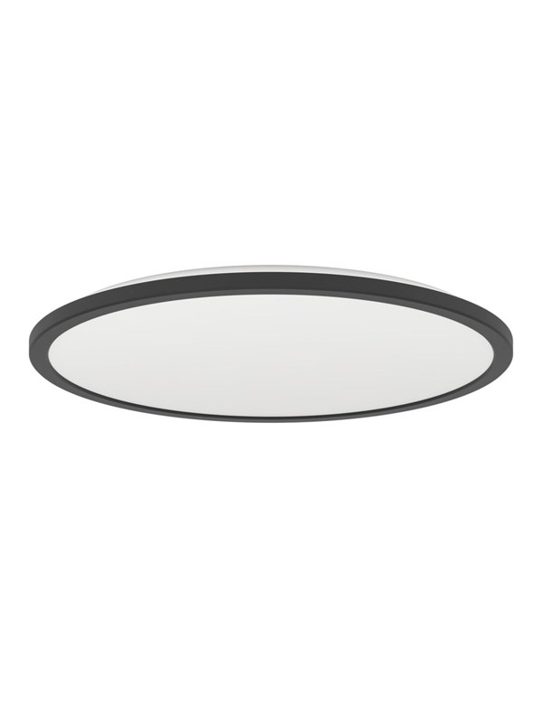 EGLO ROVITO-R TAK Ø500 CCT 28.8W 3600LM DAMPERB. IP44 SVART