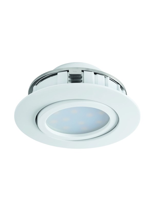 EGLO PINEDA INBYGGD. KIP Ø84 5,5W 360LM DAMPPB. VIT