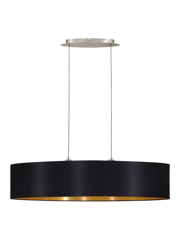 EGLO MASERLO LÅNGBORD 2L L1000 SVART/GULD