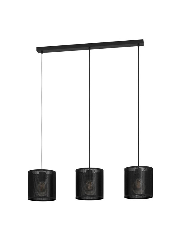 EGLO MANBY LÅNGBORD 3L E27 SVART