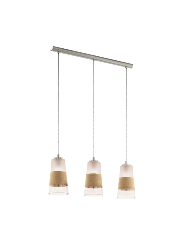 EGLO BURNHAM LÅNGBORD 3L L840 B150 NATUR