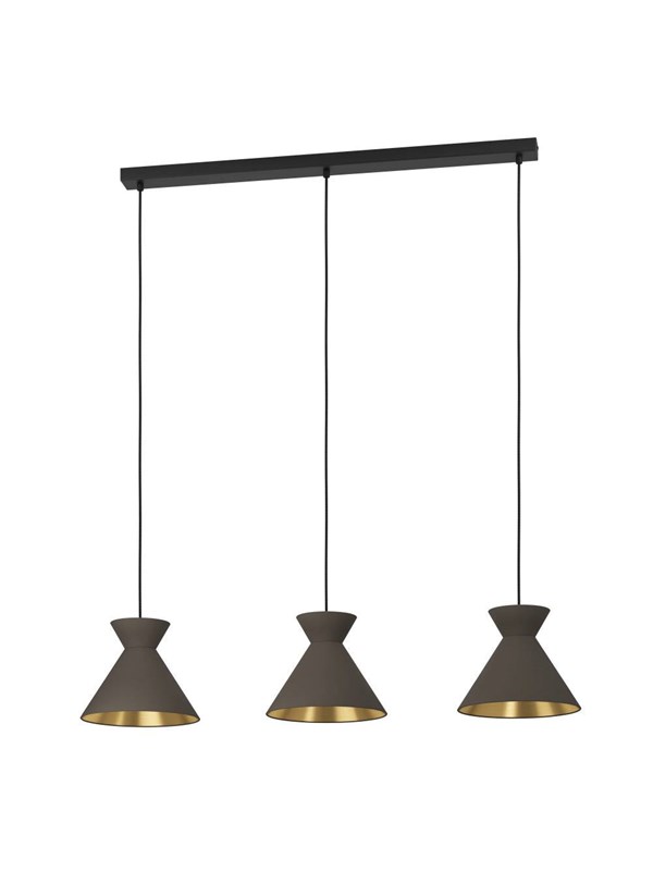 EGLO NASTASIA LONG TABLE 3XE27 L1000 CAPPUCCINO/GULD