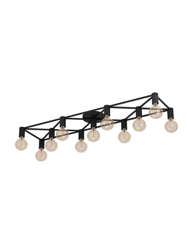 EGLO SPEKE TAKLAMPA 11L E27 SVART