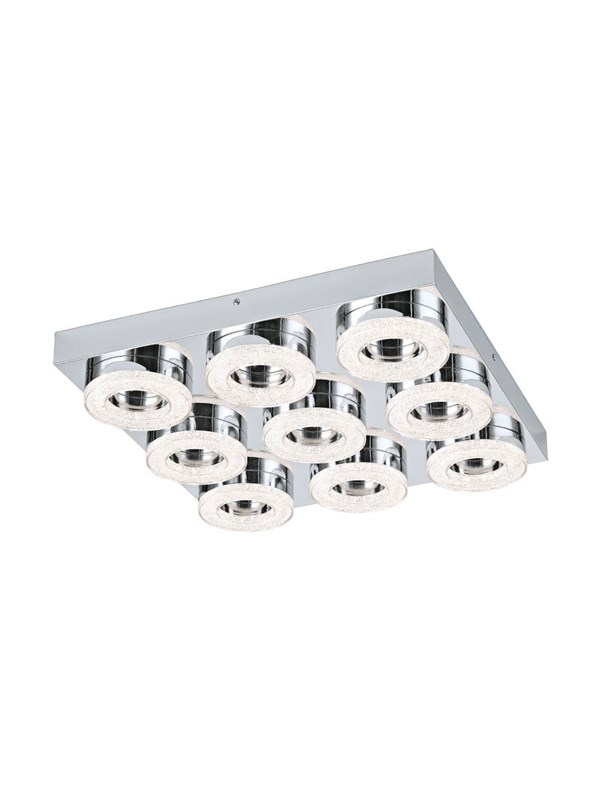 EGLO FRADELO TAKLAMPA 9X400LM RUND KROM