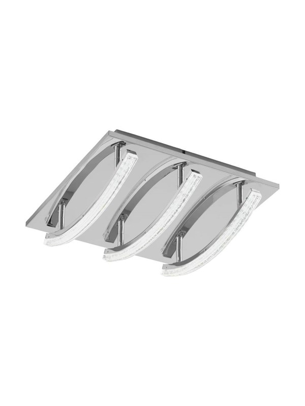 EGLO PERTINI TAKLAMPA 1500LM 300X300 KROM