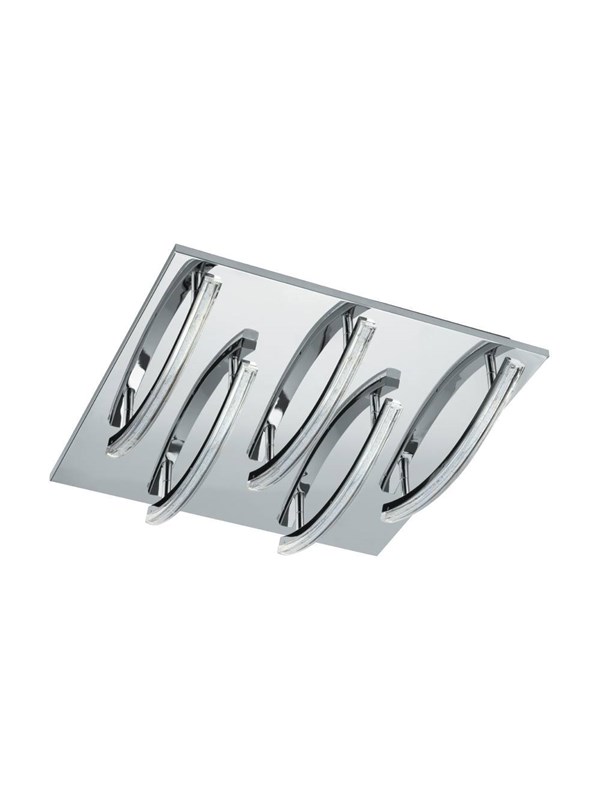EGLO PERTINI TAKLAMPA 2500LM 400X400 KROM