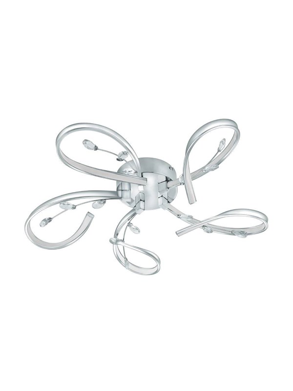 EGLO VALLEMARE TAKLAMPA Ø650 5X800LM KROM