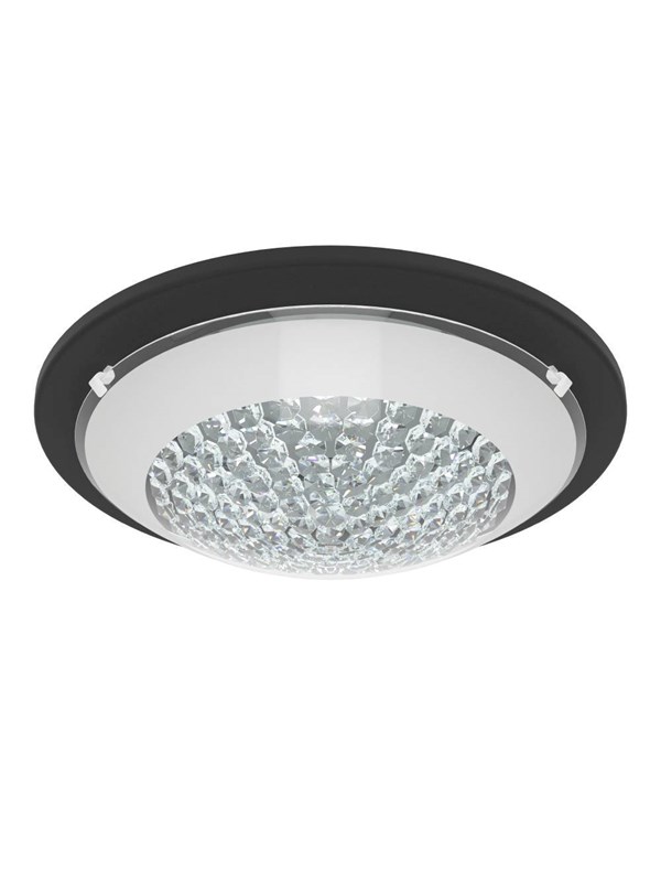 EGLO ACOLLA 1 TAK Ø290 11W 1300LM SVART/VIT/KLAR