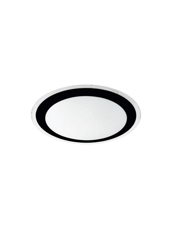 EGLO COMPETA TAKLAMPA 2000LM Ø335 SVART/KLAR