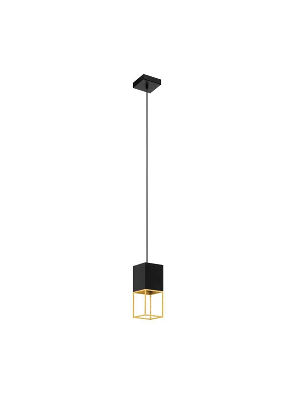 EGLO MONTEBALDO PENDEL 400LM SVART/GULD